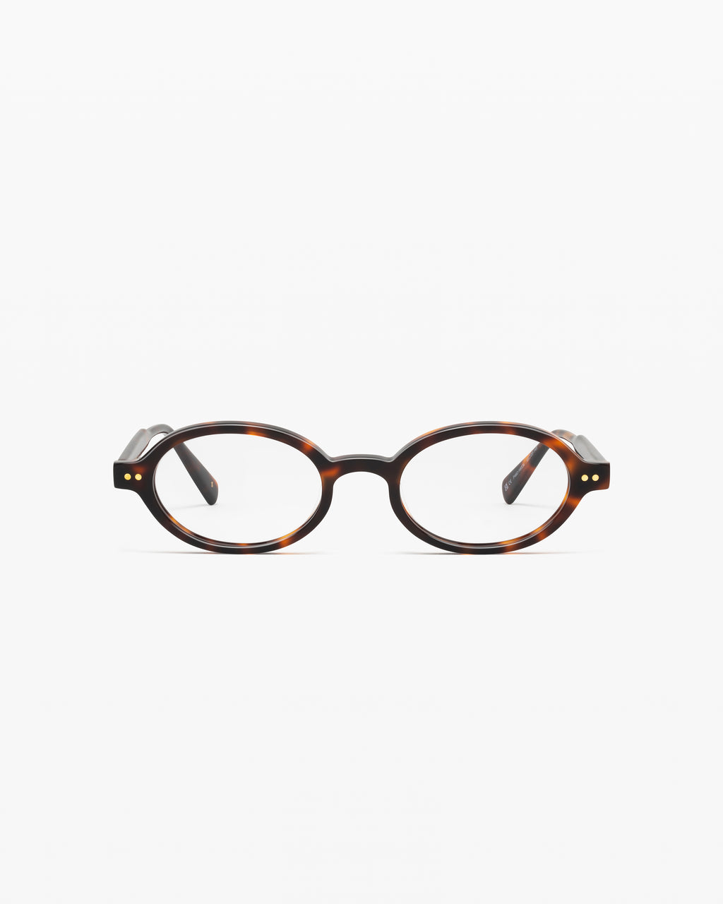 The Elvie L Oval Damenbrillen in Dark Tortoise
