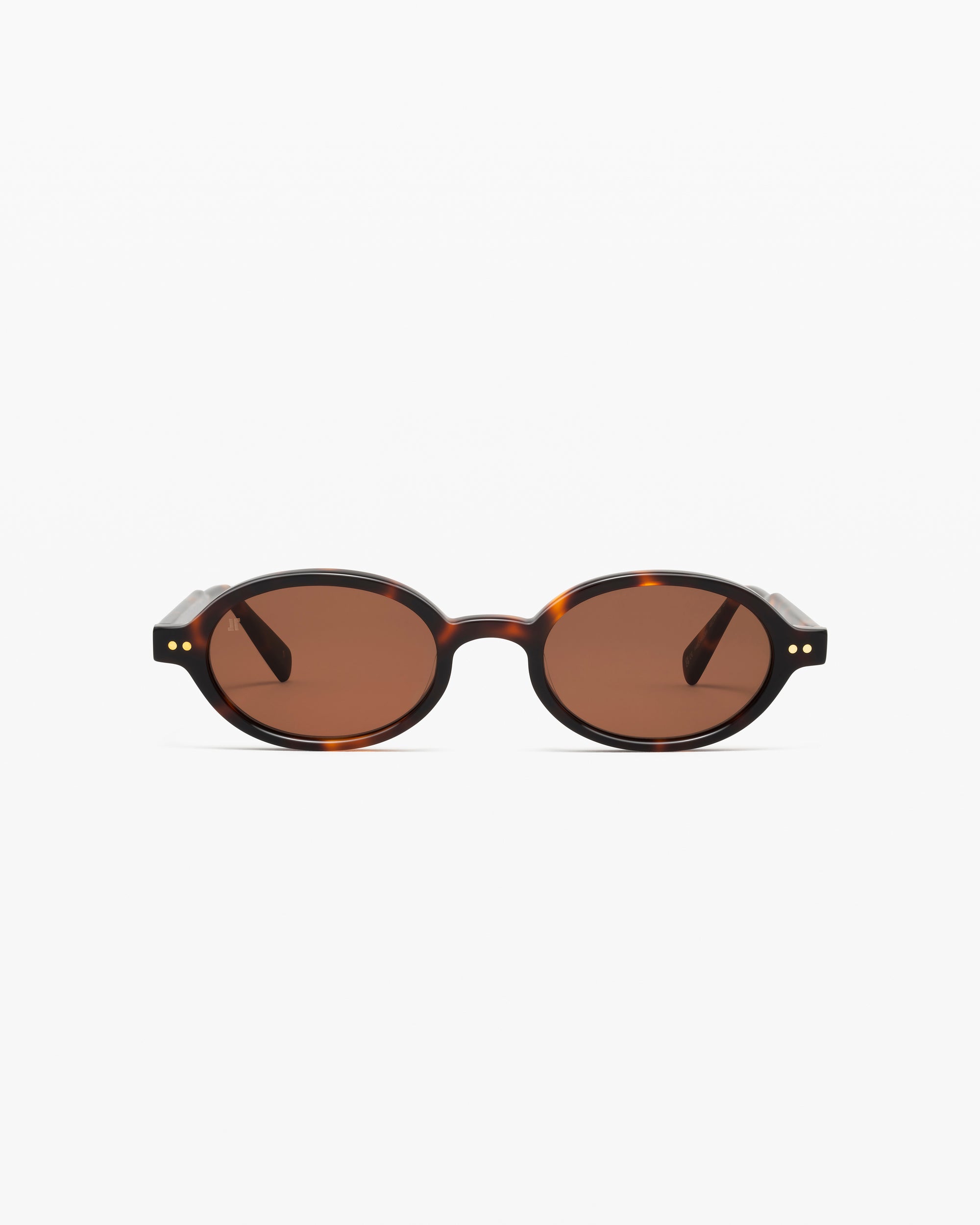 The Elvie Oval Women's Sunglasses in Dark Tortoise