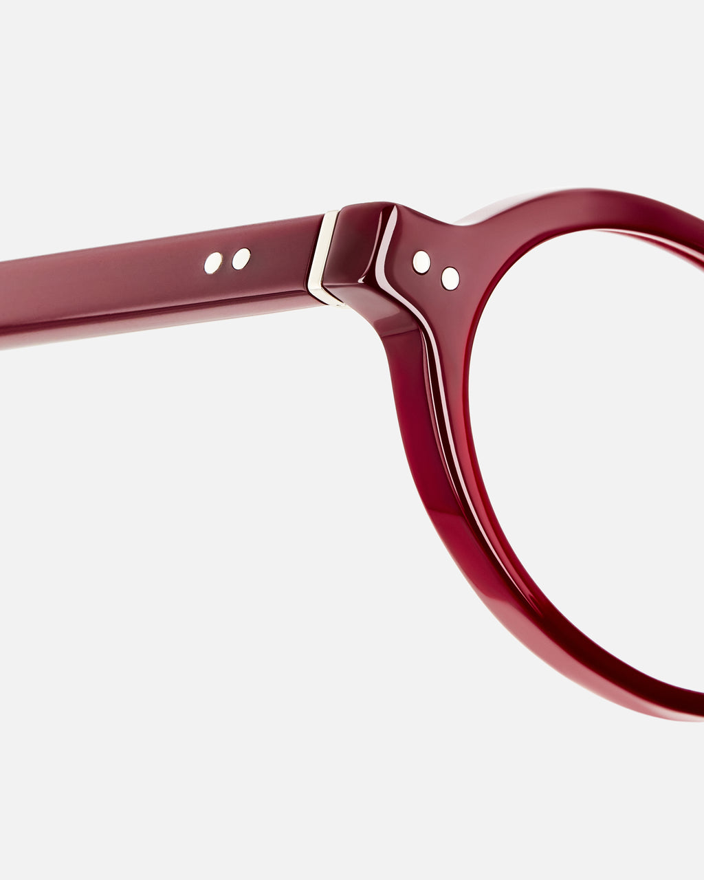 The Elvie Oval Women's Eyeglasses in Burgundy