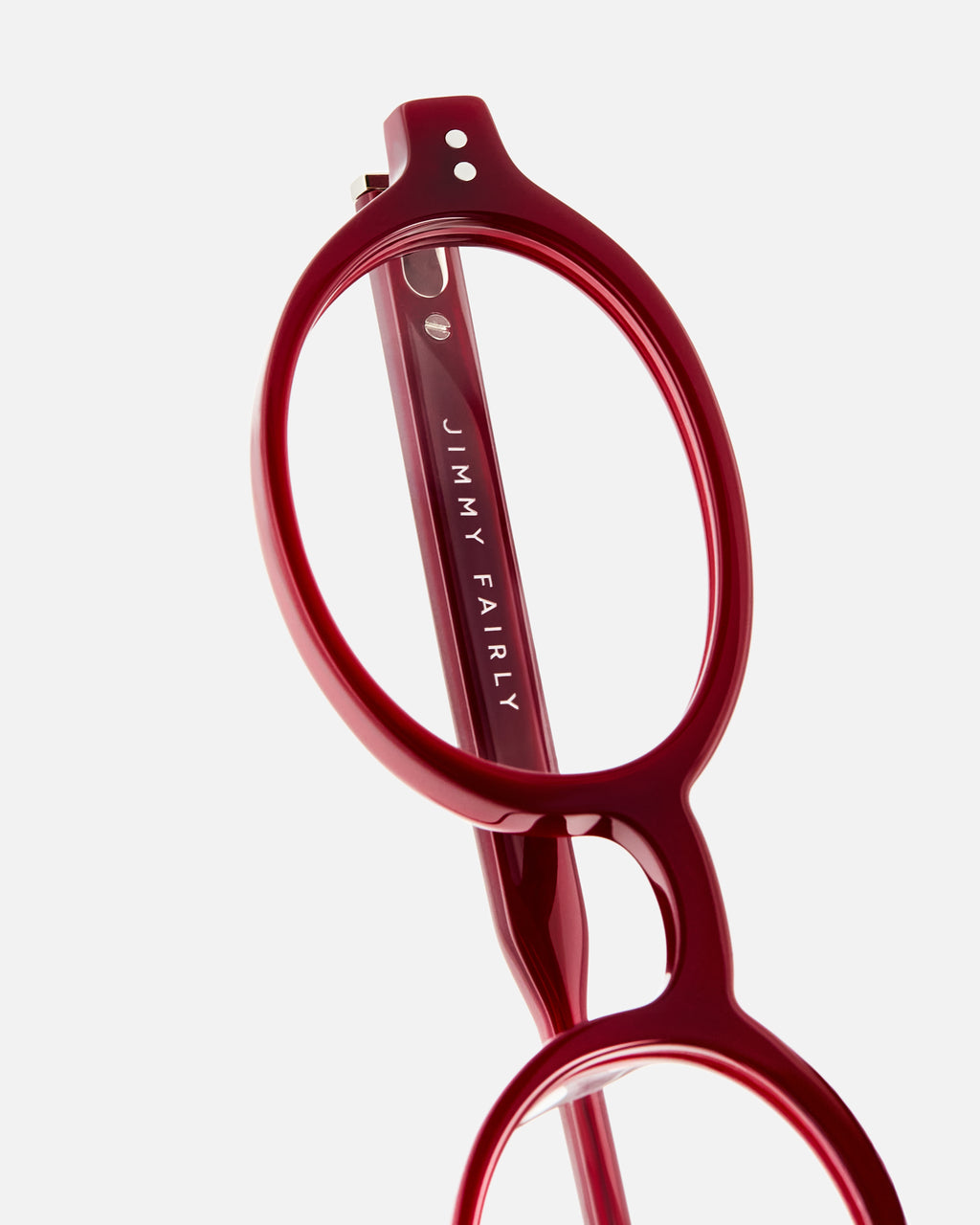 The Elvie Oval Women's Eyeglasses in Burgundy
