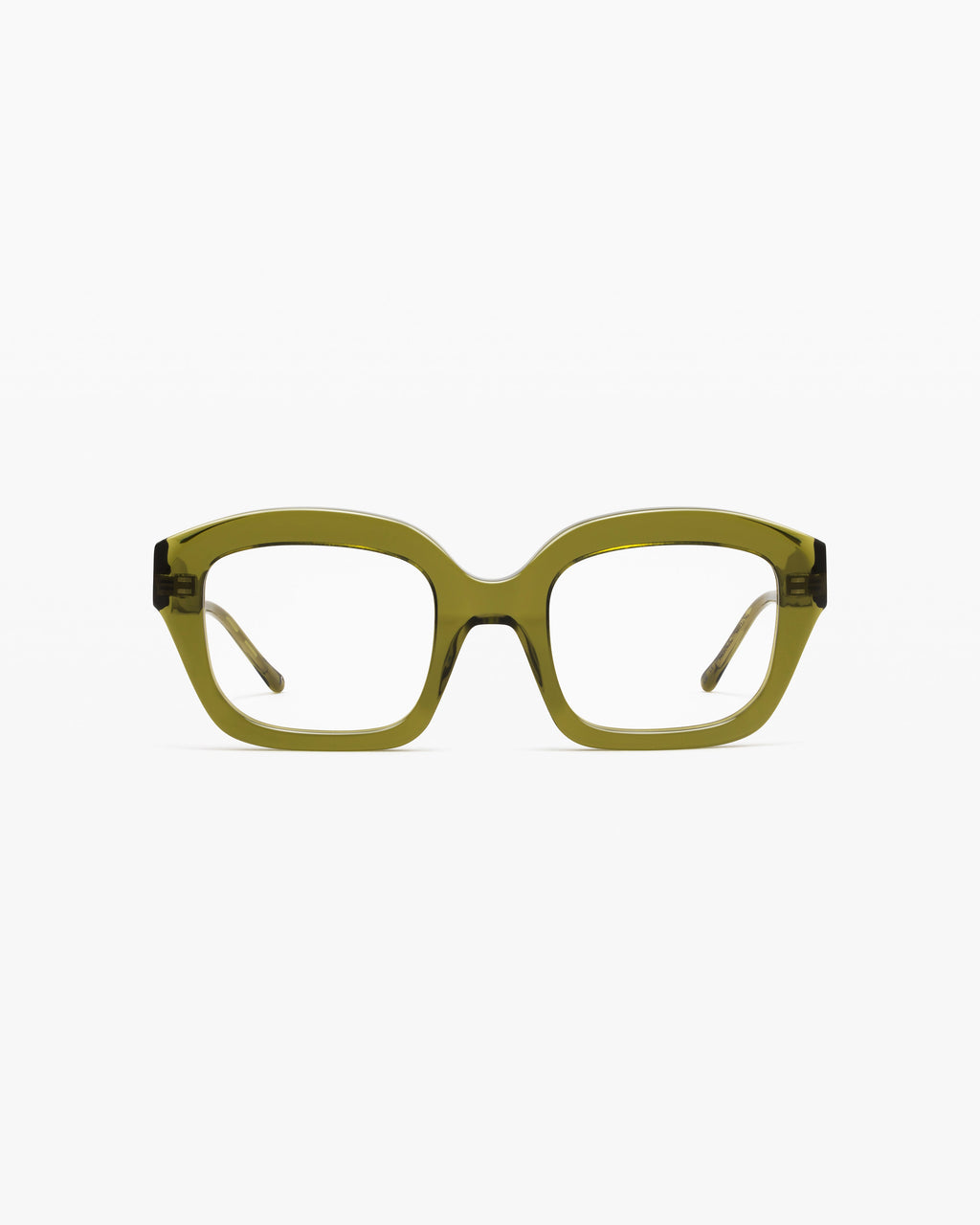 The Olga Rectangular Women's Eyeglasses in Green
