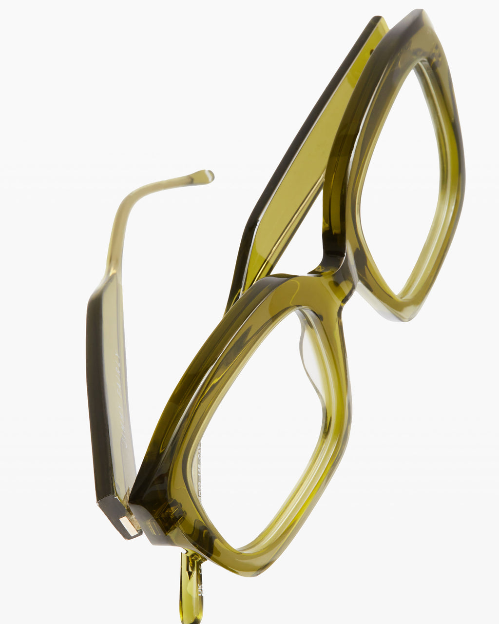 The Olga Rectangular Women's Eyeglasses in Green