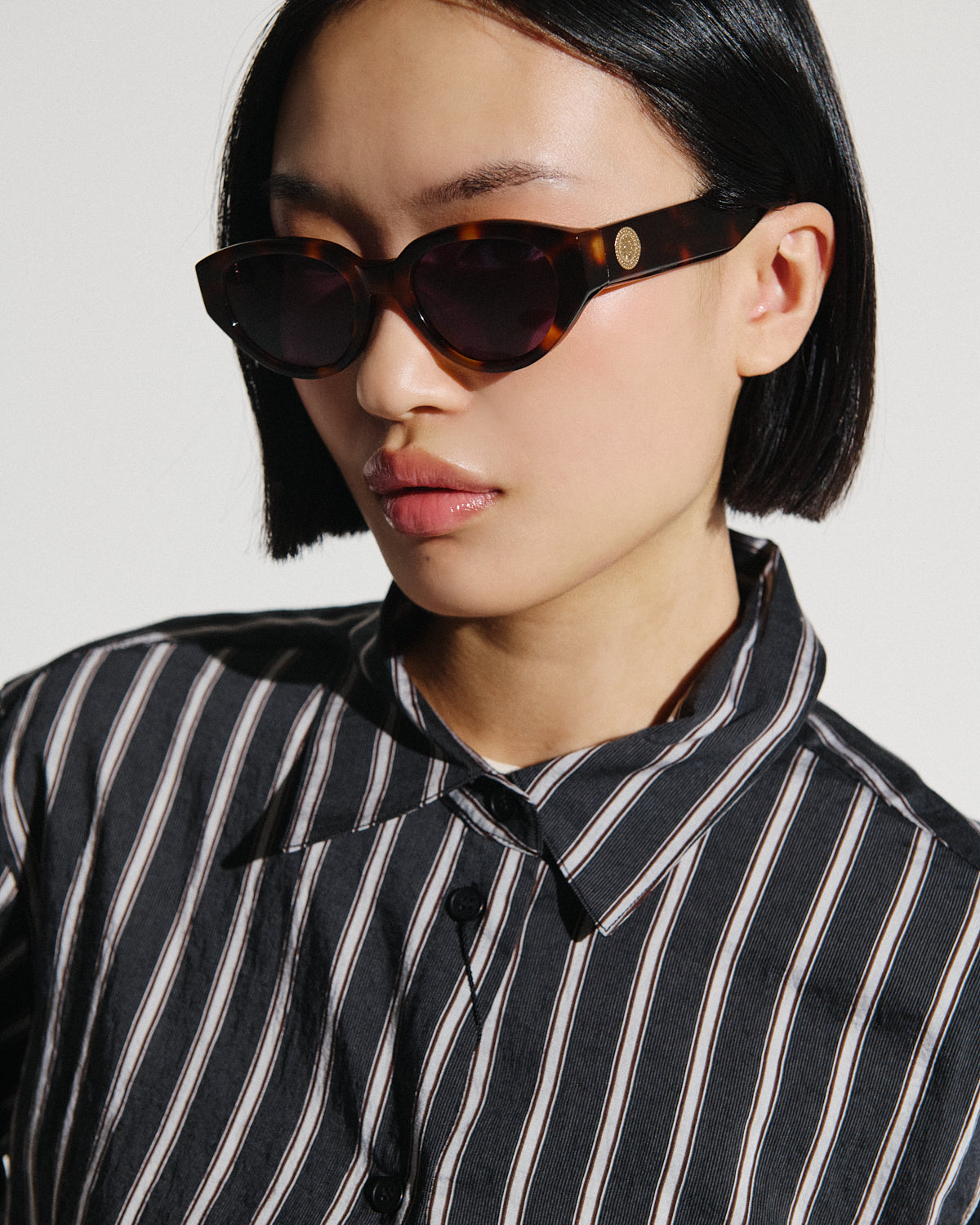 The Meli Icons Medium Women's Sunglasses in Tortoise | Jimmy