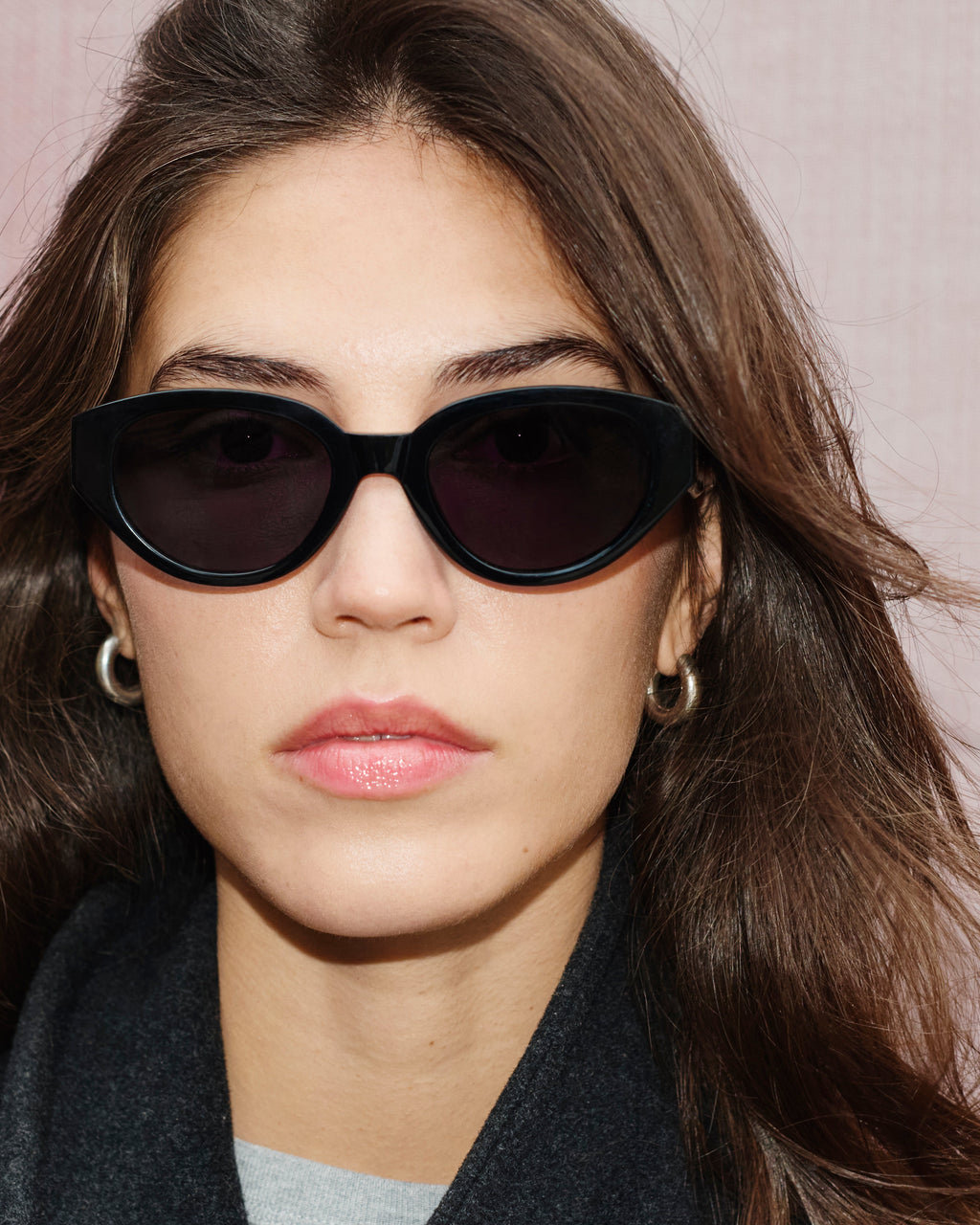 The Meli Butterfly Women's Sunglasses in Black