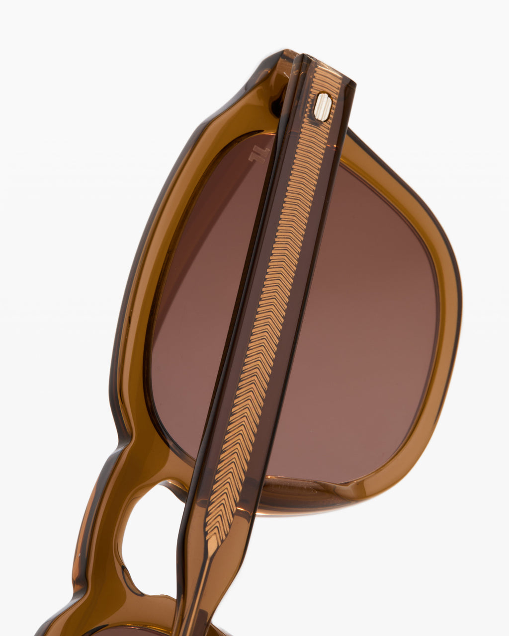 The Headlight Rechteckig Herren-Sonnenbrillen in Braun