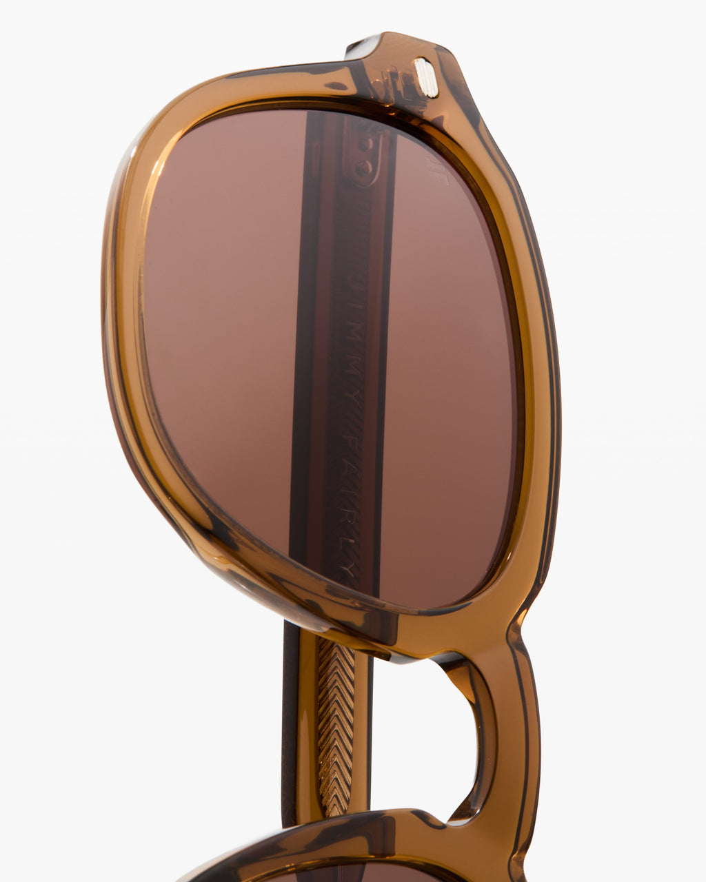 The Headlight Rechteckig Herren-Sonnenbrillen in Braun