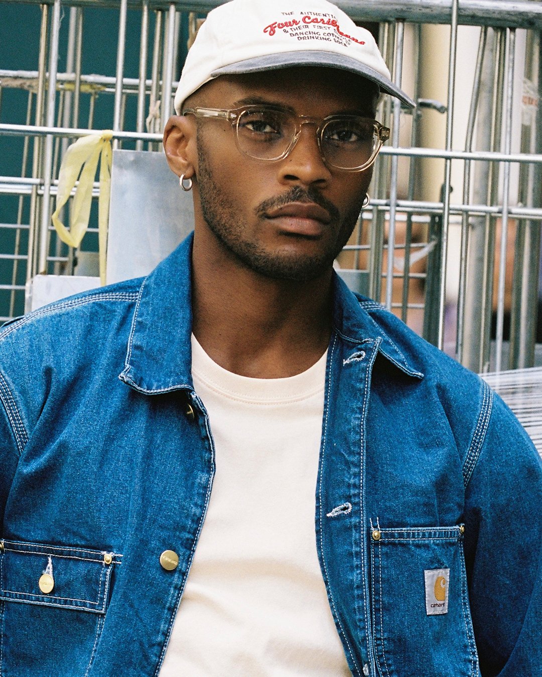 The Headlight Square Men's Eyeglasses in Transparent