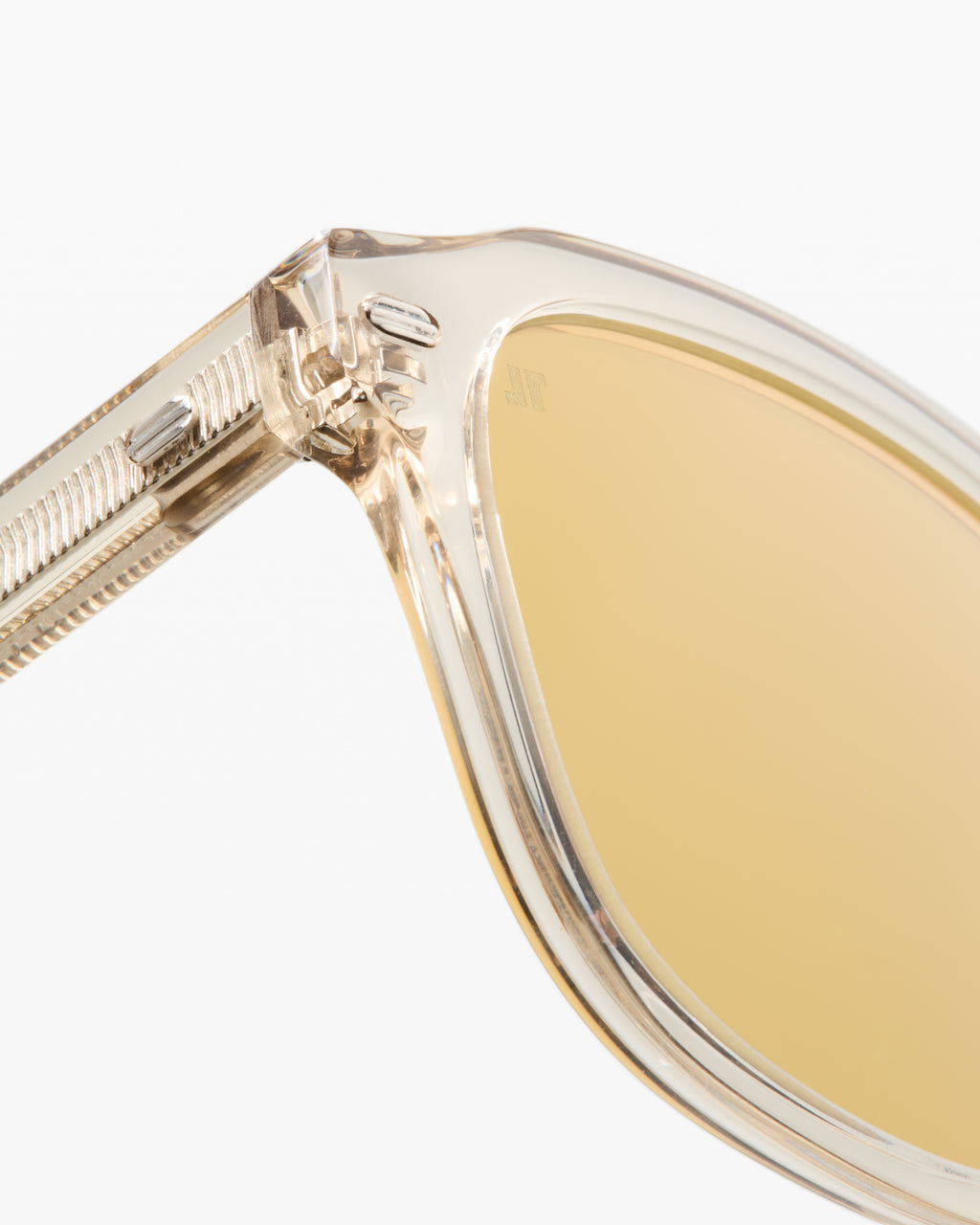 The Headlight Icons Rechteckig Herren-Sonnenbrillen in Creme