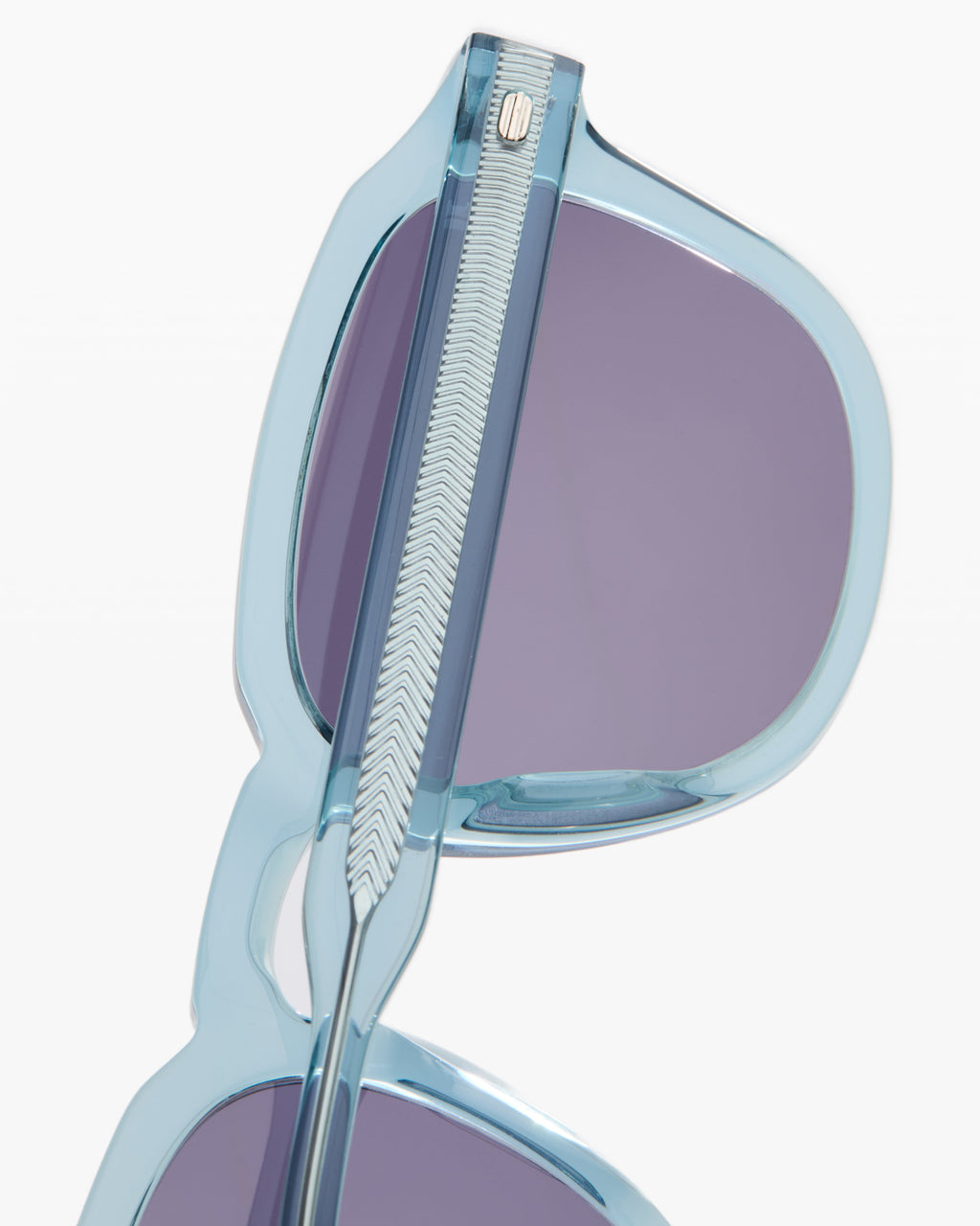 The Headlight Icons Rechteckig Herren-Sonnenbrillen in Blau