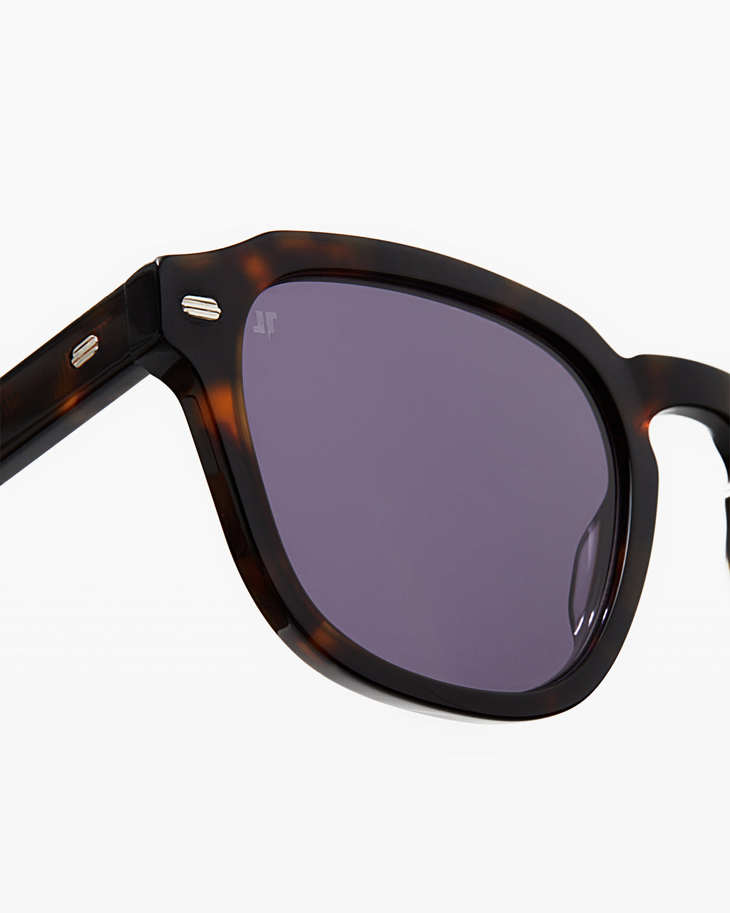 La Headlight Rectangular Gafas de Sol para Hombre in Carey