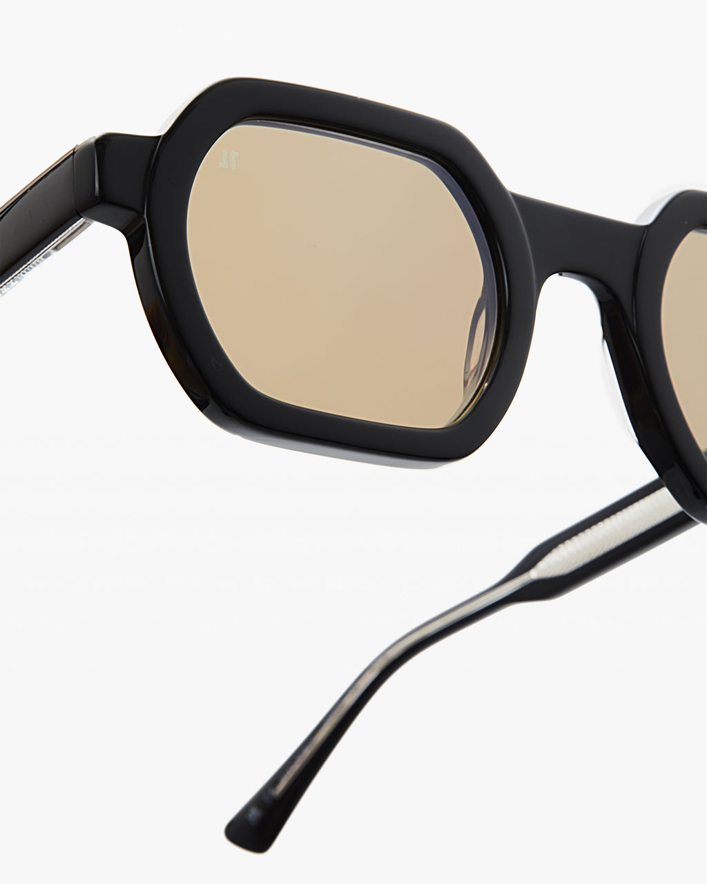 The Darren Rechteckig Herren-Sonnenbrillen in Schwarz