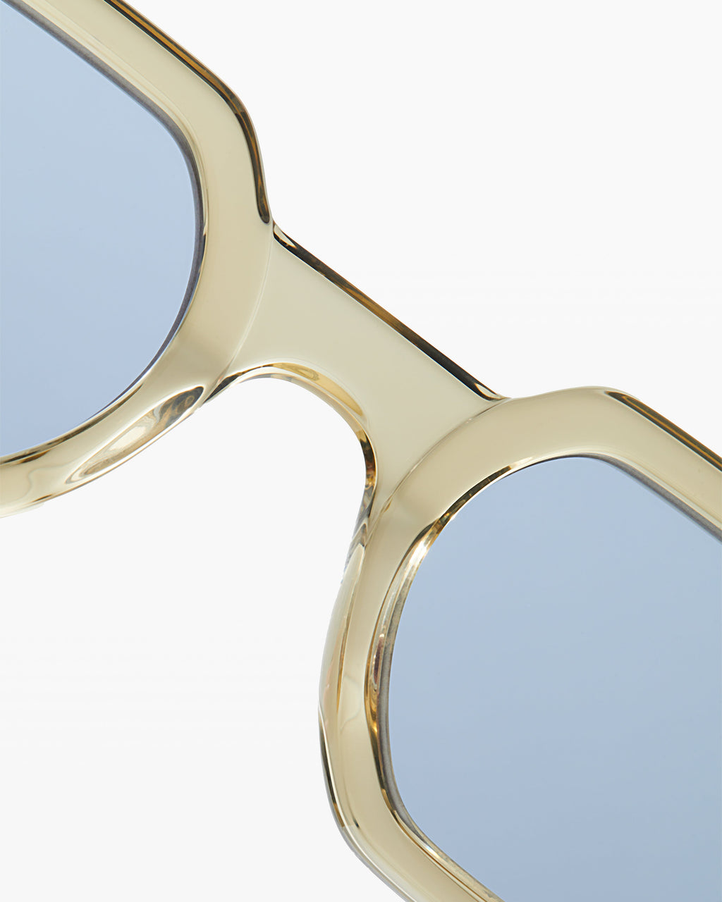 The Darren Rechteckig Herren-Sonnenbrillen in Gelb