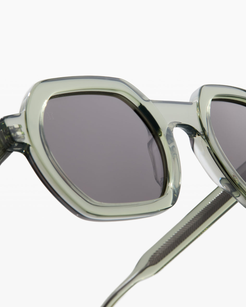 The Darren Rechteckig Herren-Sonnenbrillen in Hellgrün