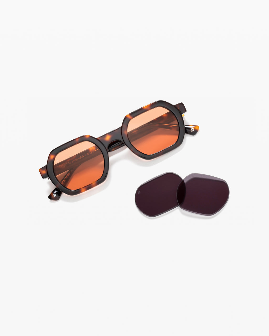 The Darren JF Colors Rectangular Men's Sunglasses in Dark Tortoise