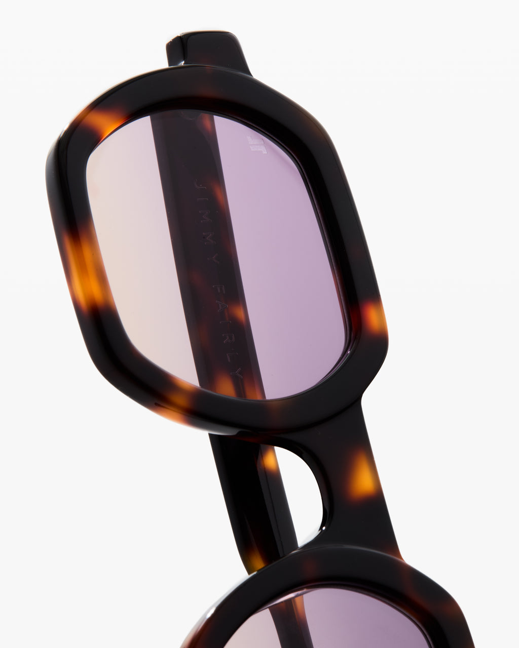 The Darren JF Colors Rechteckig Herren-Sonnenbrillen in Lila