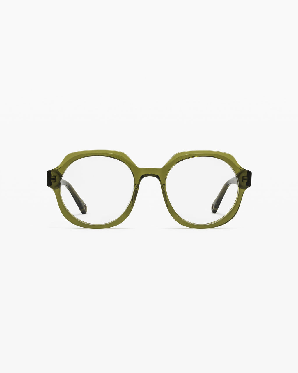 The Fara S Rund Damenbrillen in Grün