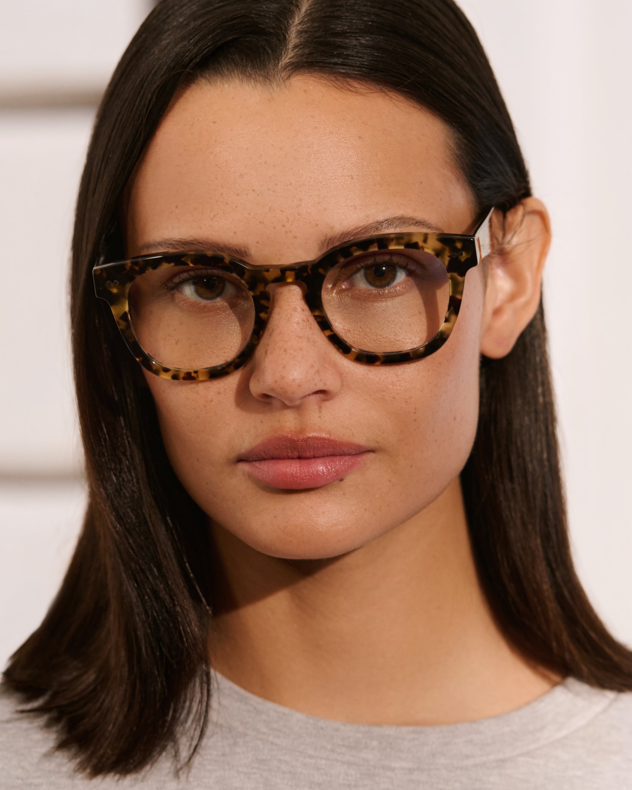The Mina Square Women's Eyeglasses in Tortoise
