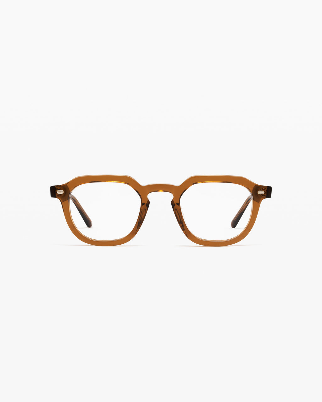 The Oros Rechteckig Herrenbrillen in Braun