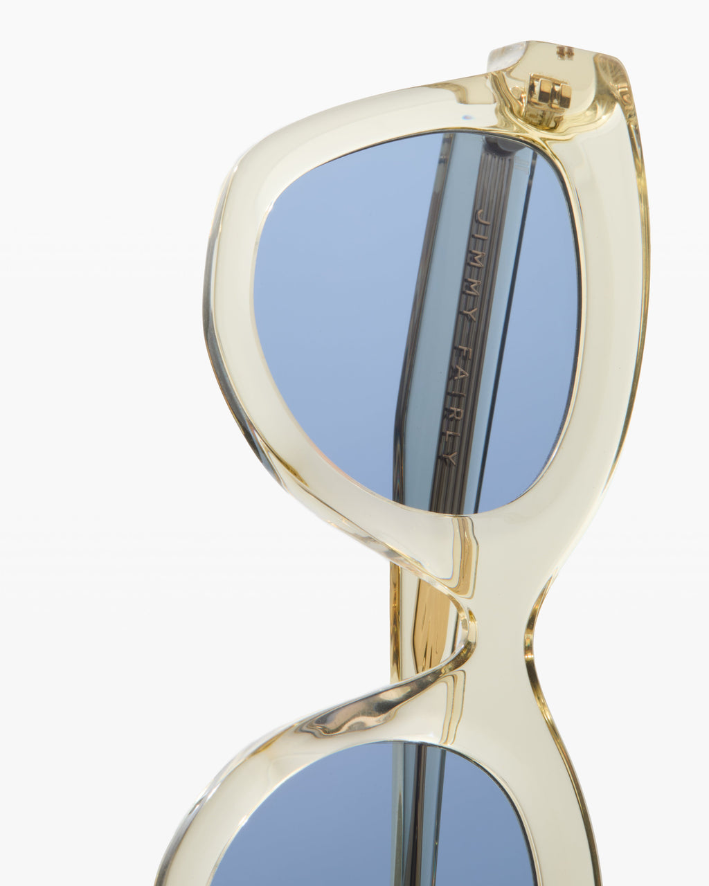 The Naia Schmetterling Damen-Sonnenbrillen in Kristallgelb