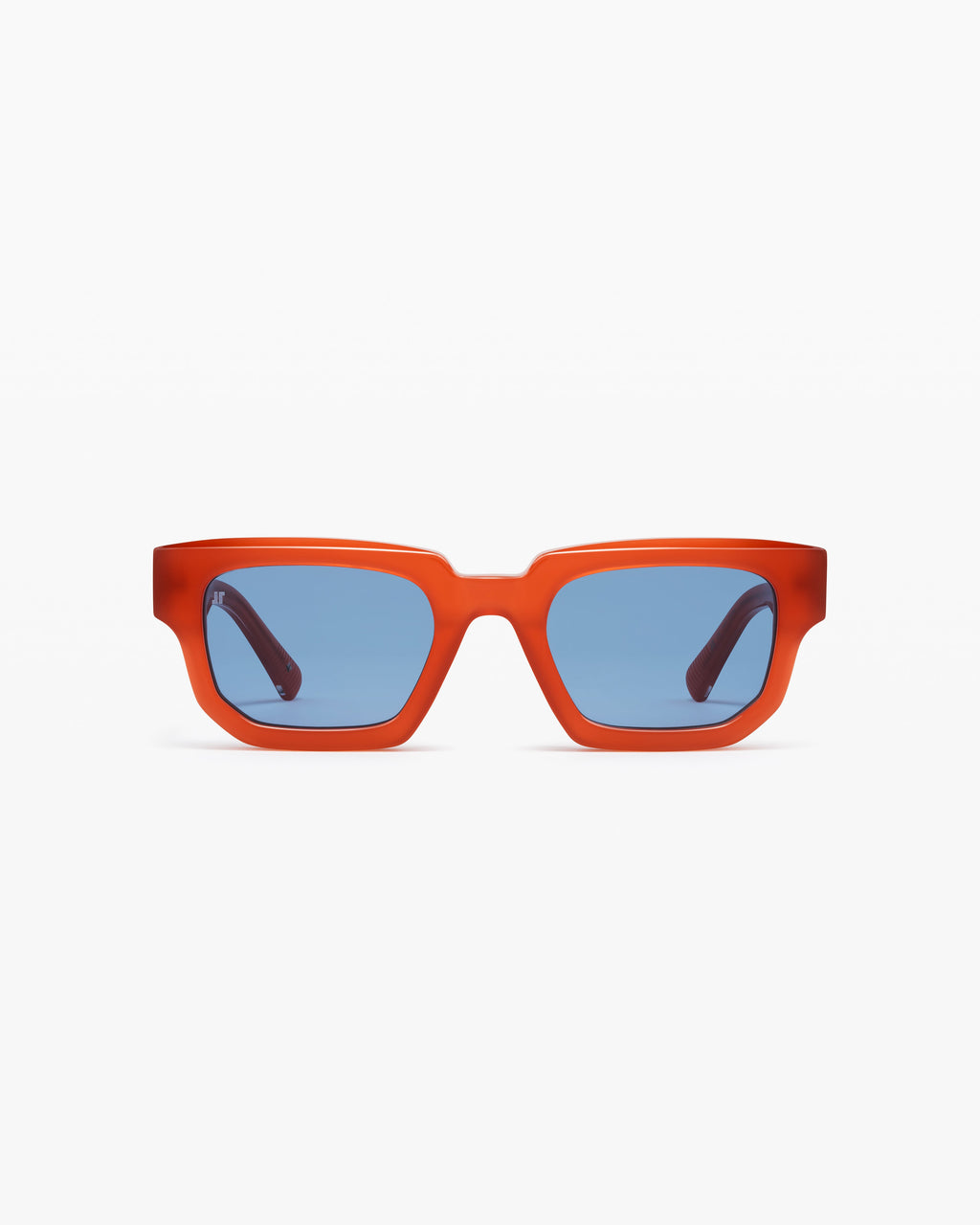 The Tao Rectangular Men's Sunglasses in Orange