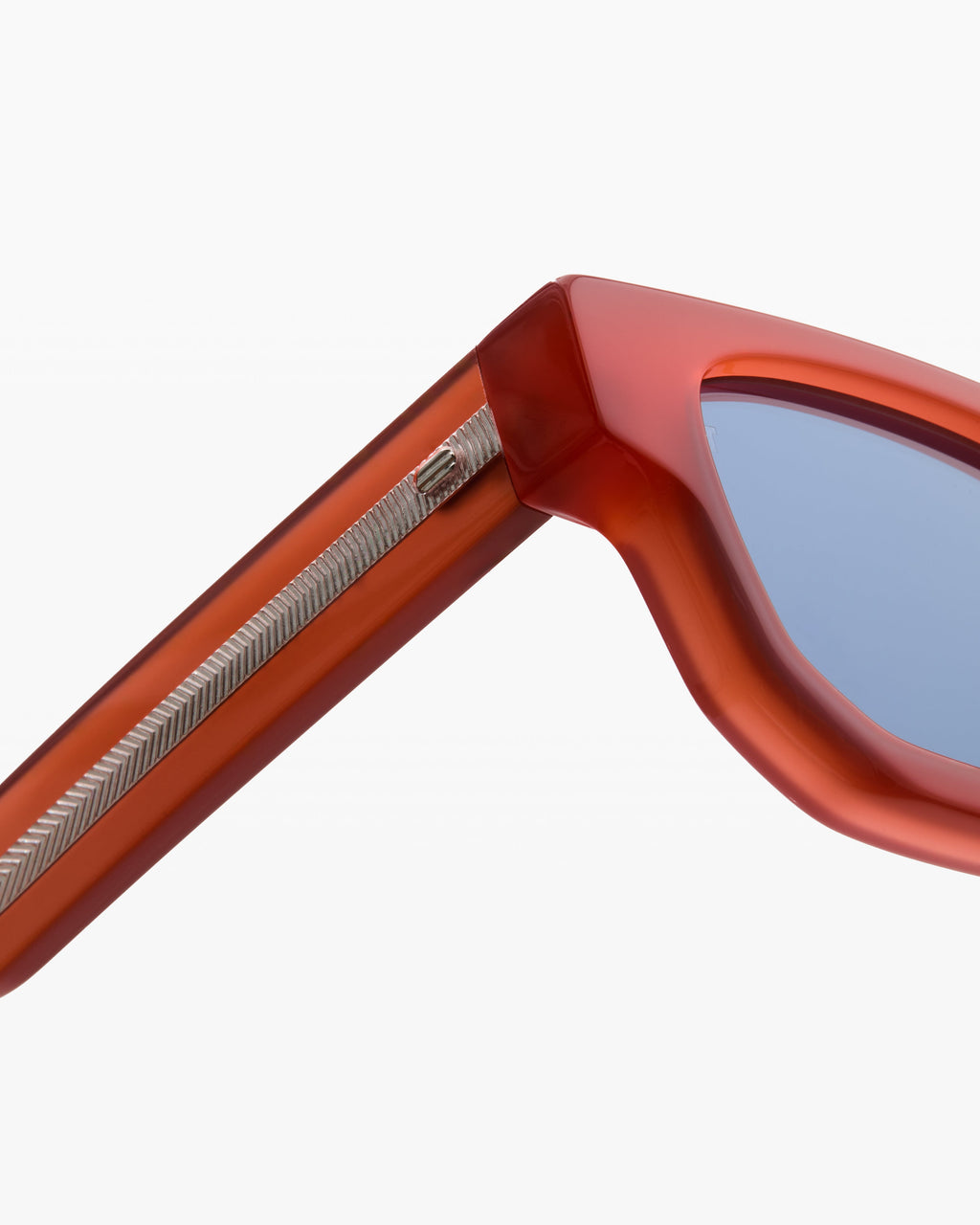 The Tao Rectangular Men's Sunglasses in Orange
