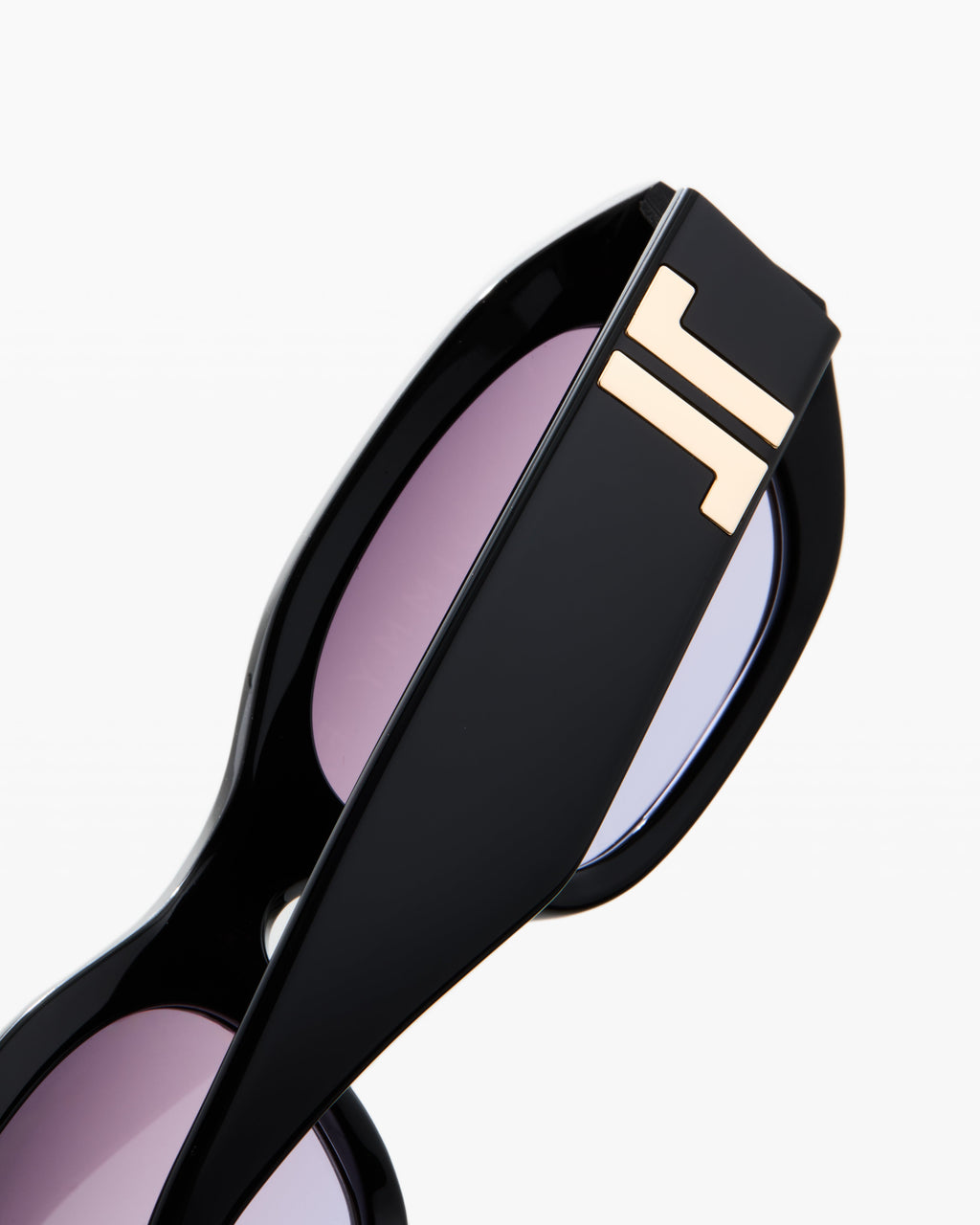 The Jimmy JF Colors Rechteckig Damen-Sonnenbrillen in Schwarz