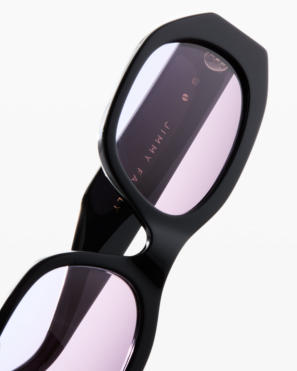 The Jimmy JF Colors Rechteckig Damen-Sonnenbrillen in Schwarz