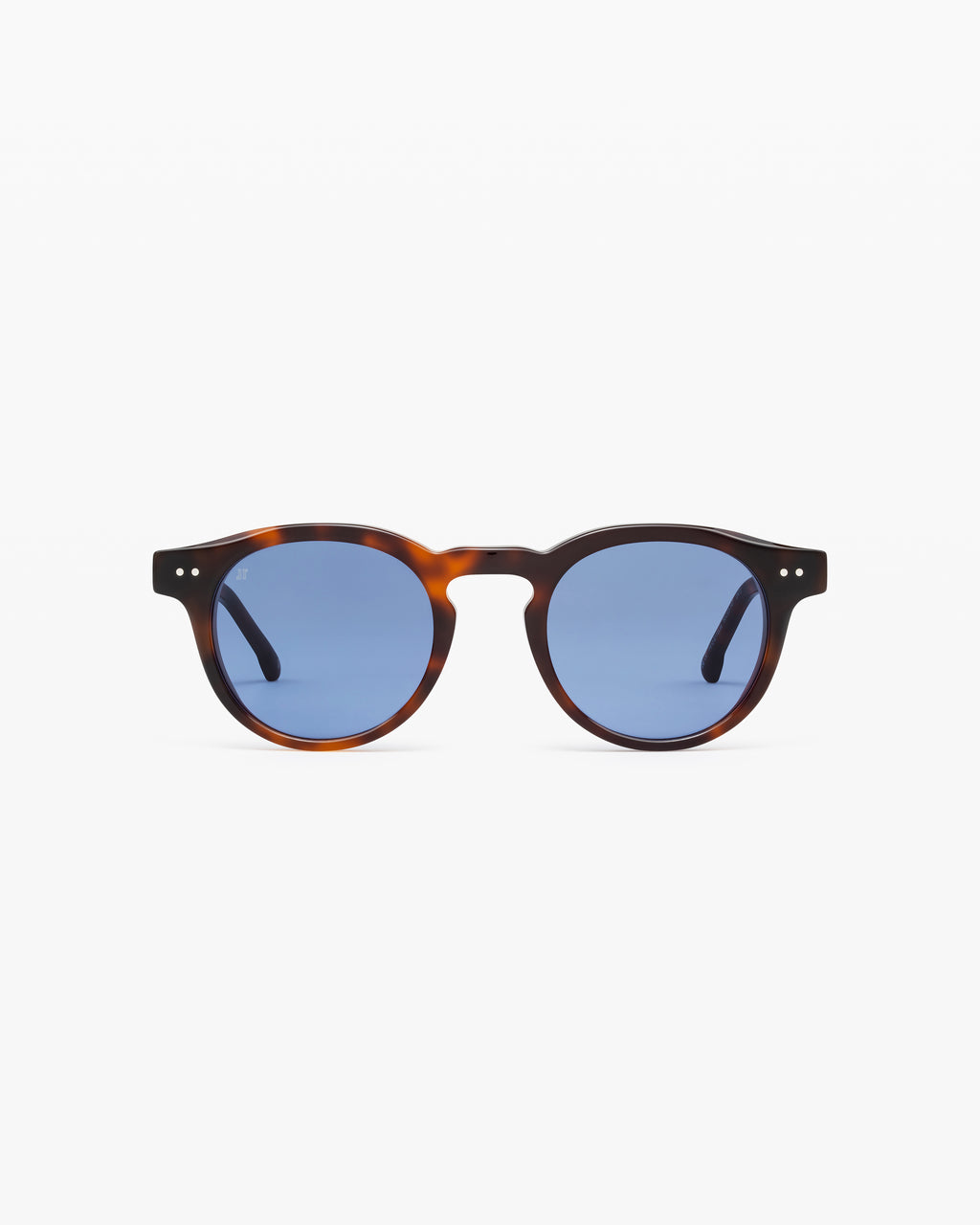 The Nima Rund Herren-Sonnenbrillen in Tortoise