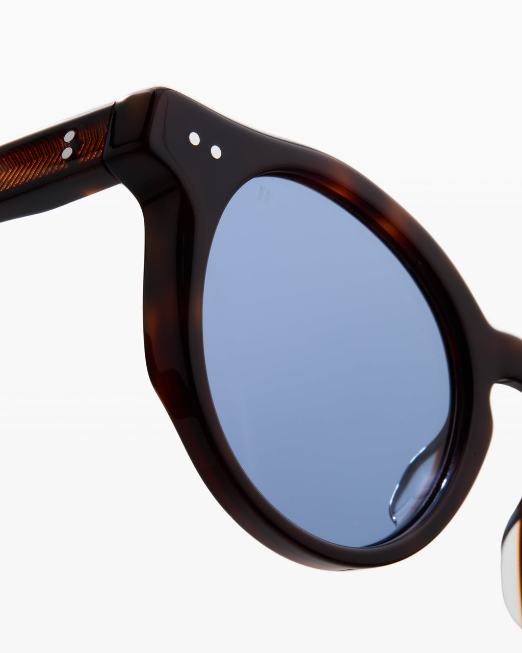The Nima Rund Herren-Sonnenbrillen in Tortoise