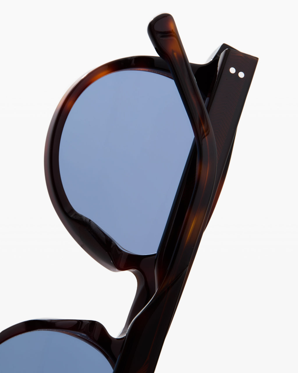 The Nima Rund Herren-Sonnenbrillen in Tortoise