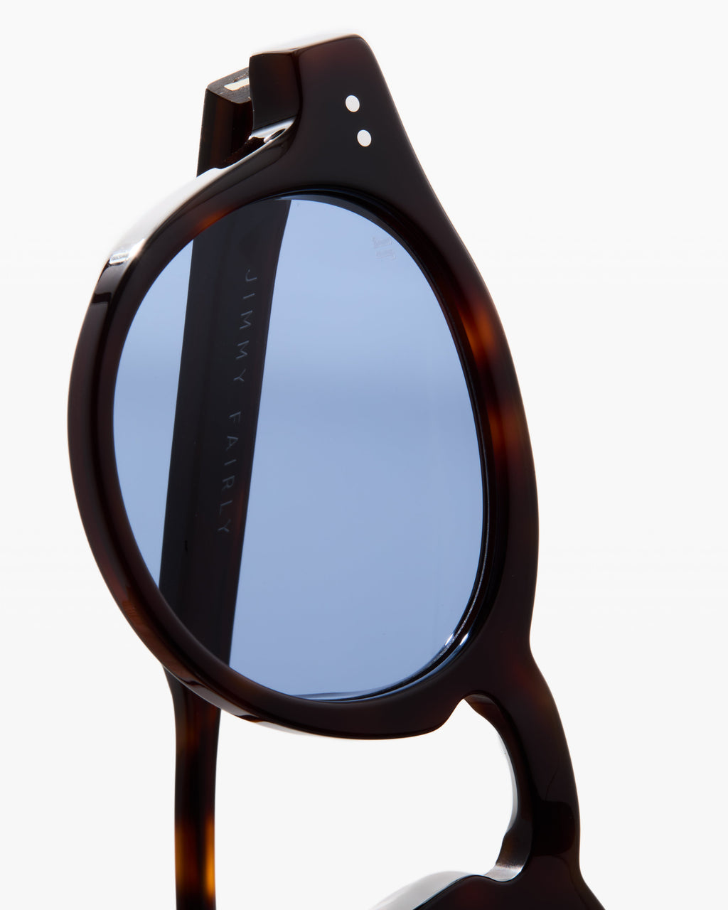 The Nima Rund Herren-Sonnenbrillen in Tortoise