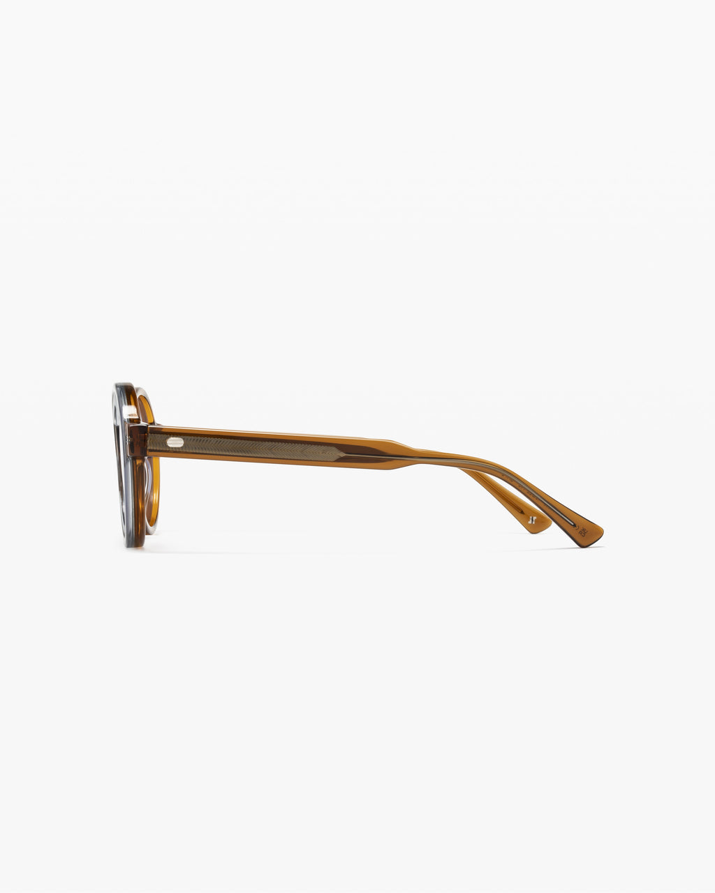 La Gadjo Rond Lunettes de Soleil pour homme in Brun