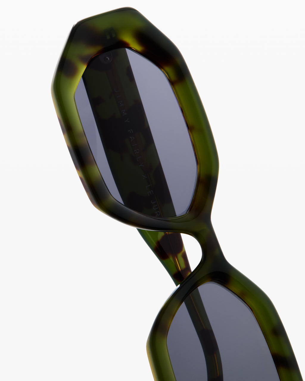 The Bacci Rectangular Women's Sunglasses in Dark green
