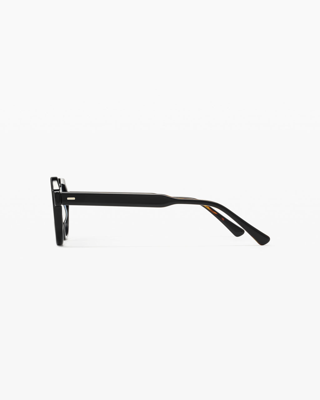 La Kael Rond Lunettes de Soleil pour homme in Noir