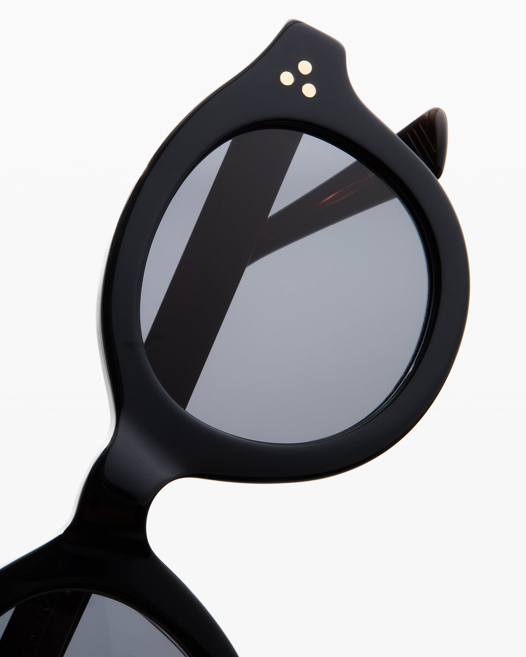 The Gianna Rund Damen-Sonnenbrillen in Schwarz