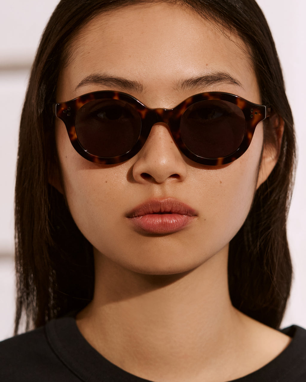 The Gianna Rund Damen-Sonnenbrillen in Tortoise