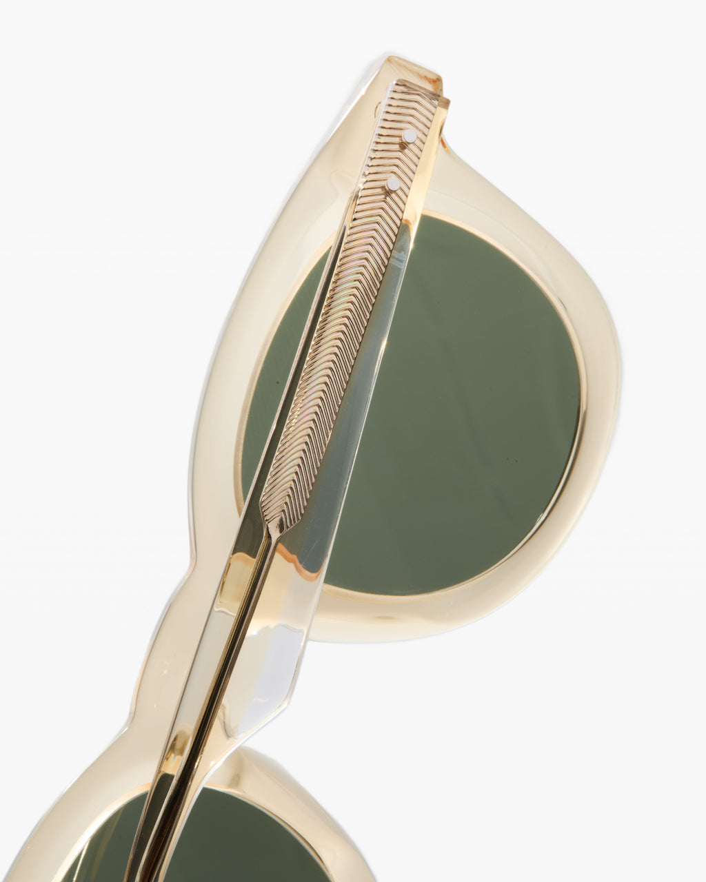 The Lupo Rechteckig Herren-Sonnenbrillen in Gelb