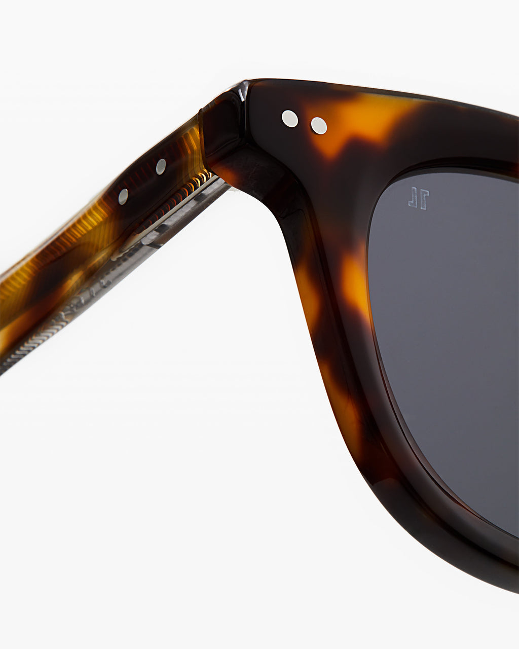 The Lupo Rechteckig Herren-Sonnenbrillen in Tortoise