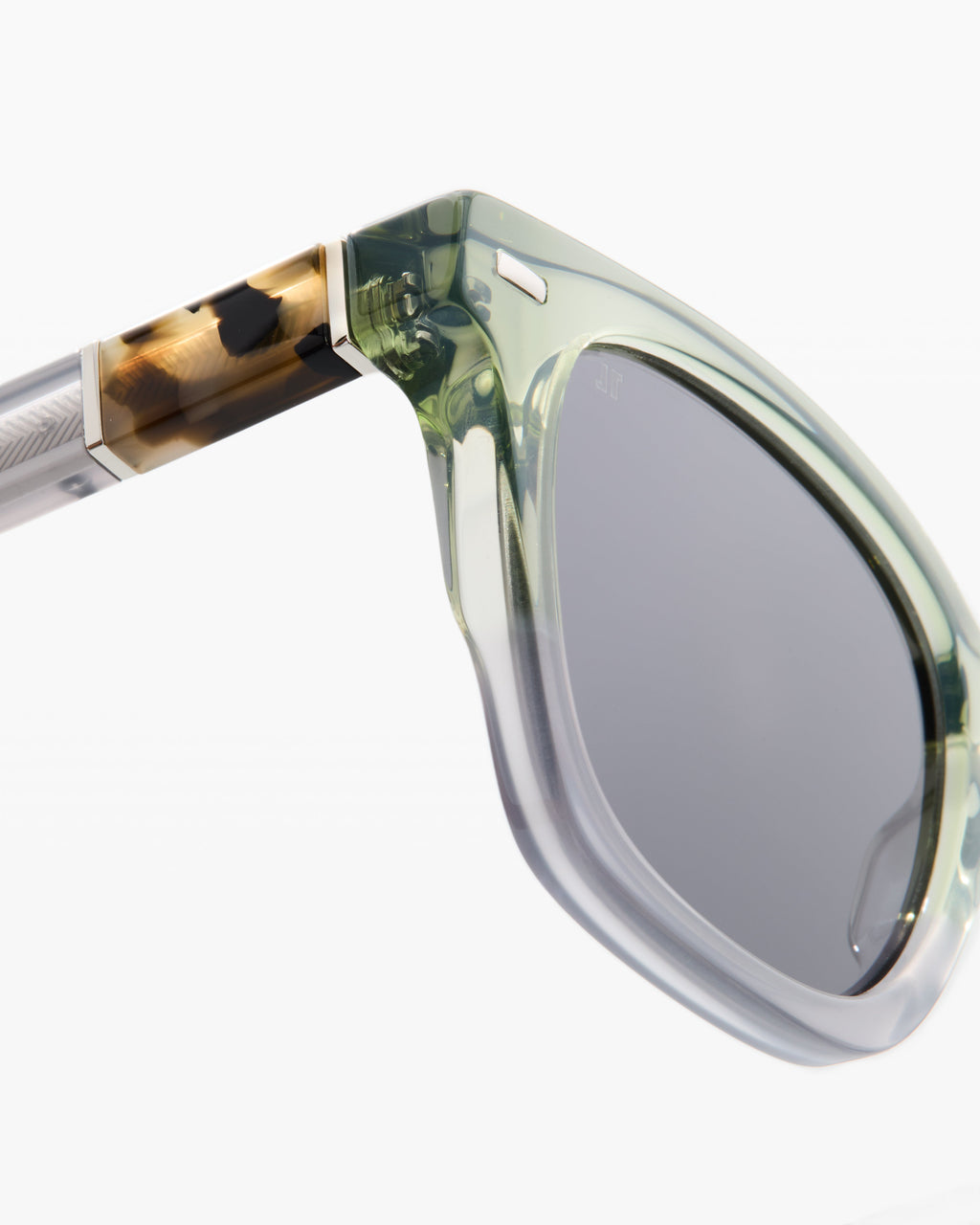 The Bari Rechteckig Herren-Sonnenbrillen in Grün