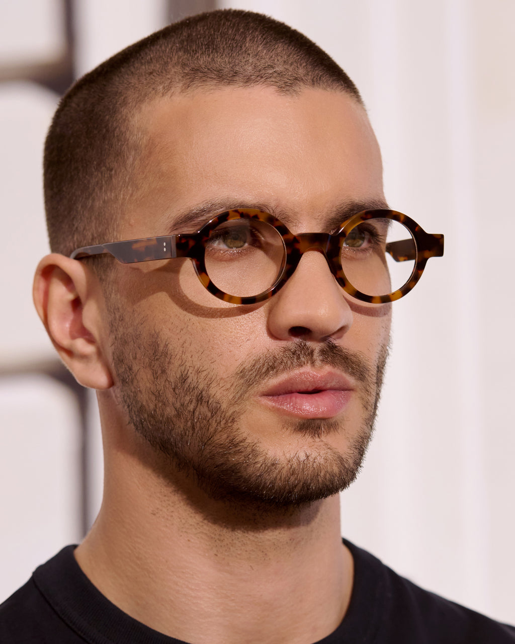 The Camy Rund Herrenbrillen in Tortoise