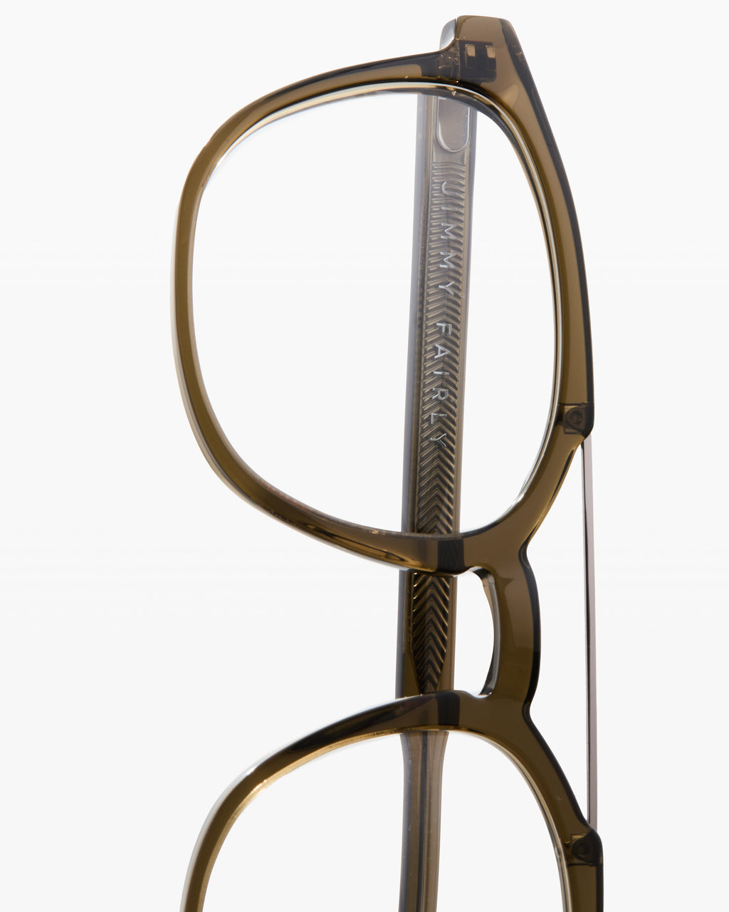 The Anele L Aviator Herrenbrillen in Dunkelgrün