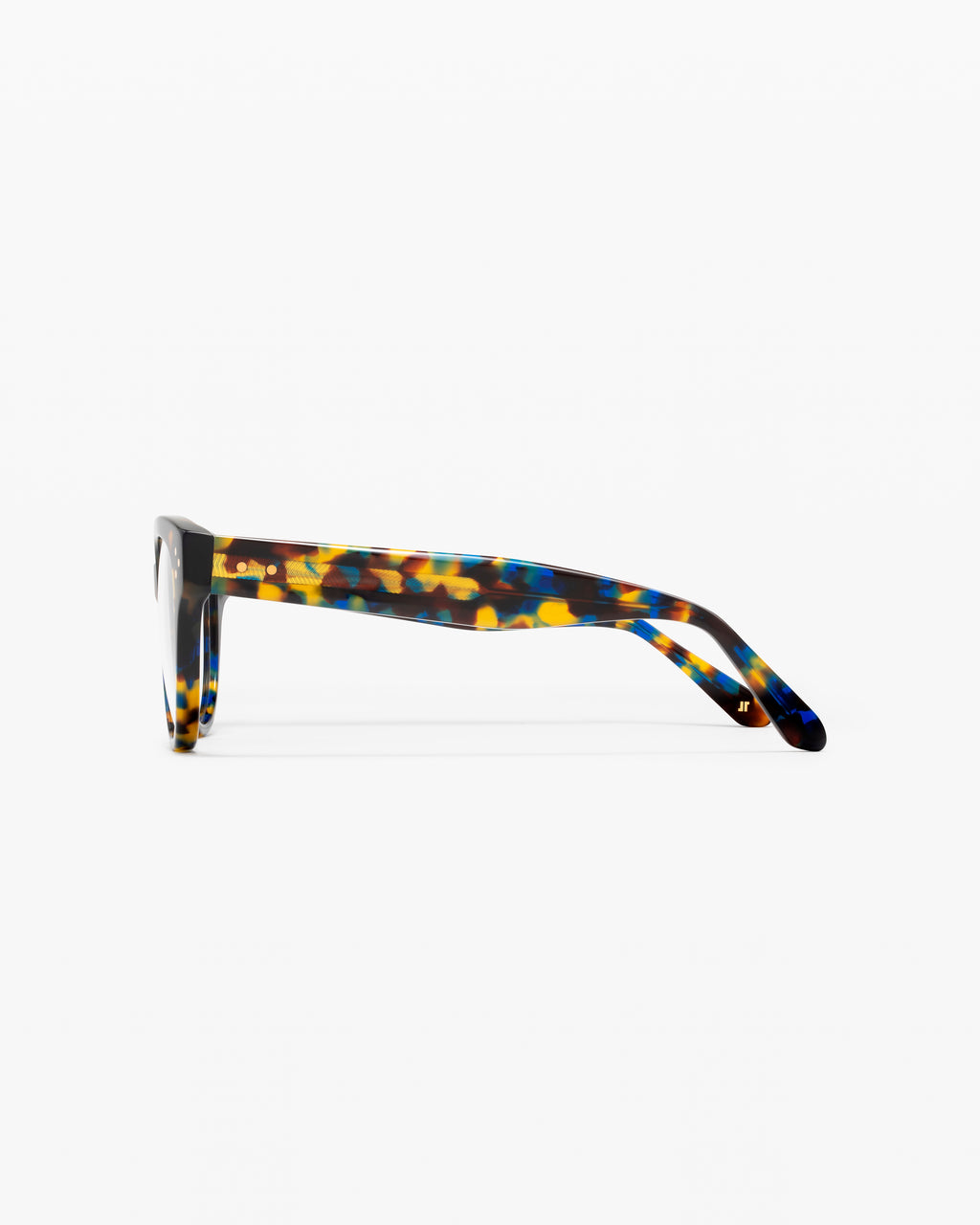 The Aimee Round Women's Eyeglasses in Blue Tortoise