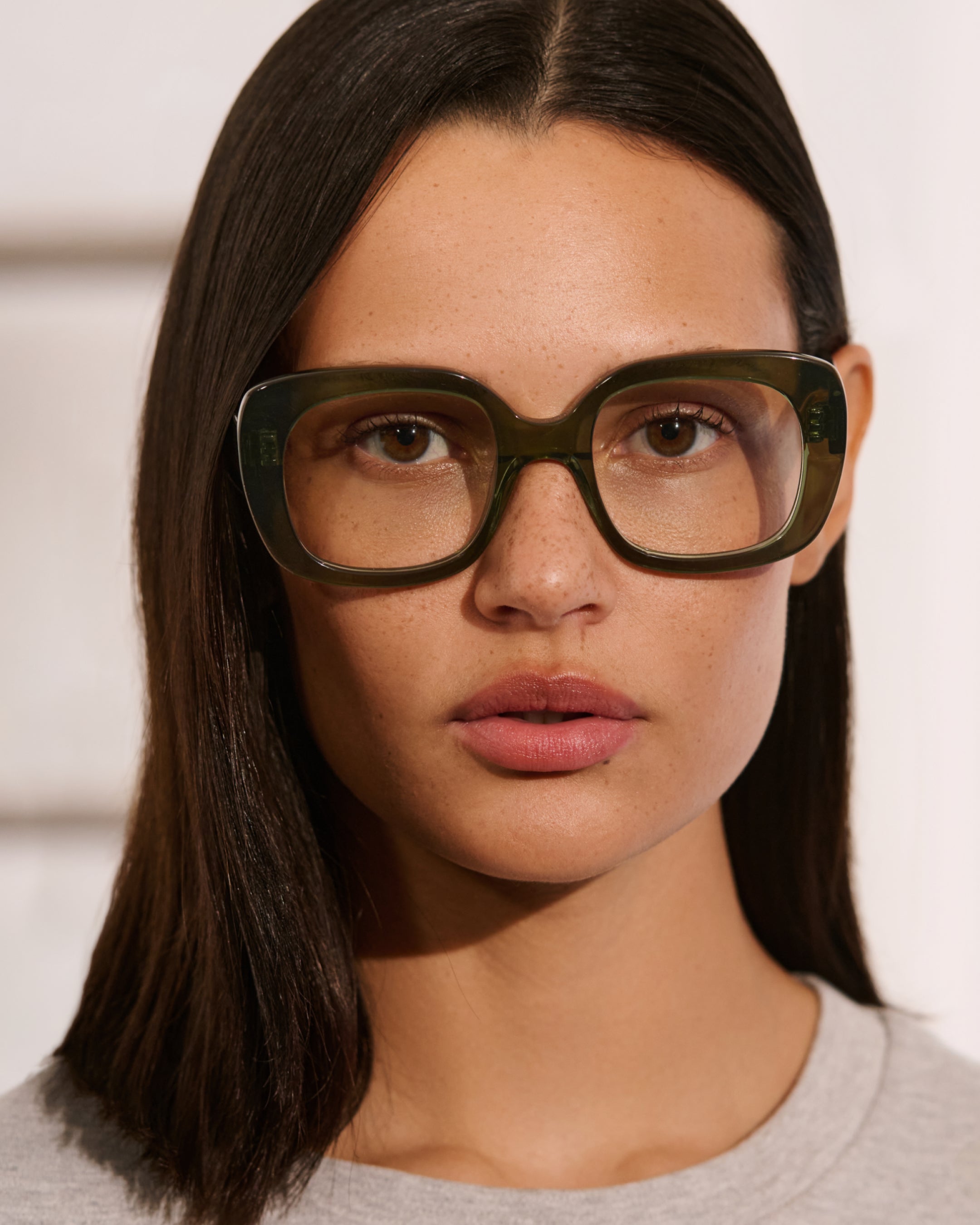 The Mind Square Women's Eyeglasses in Green