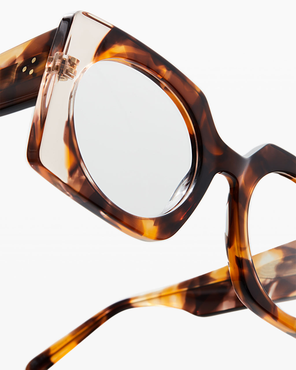 The Nova Square Women's Eyeglasses in Light Tortoise