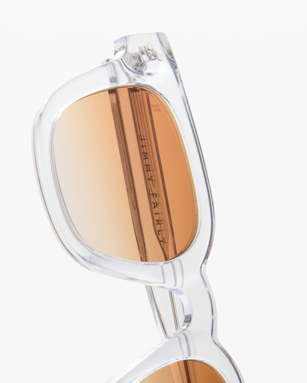 The Chase JF Colors Rechteckig Herren-Sonnenbrillen in Transparent