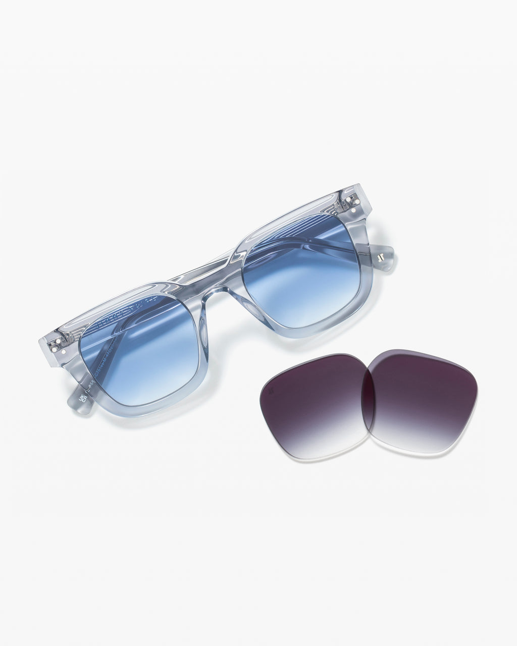 The Chase JF Colors Rectangular Women's Sunglasses in Gray