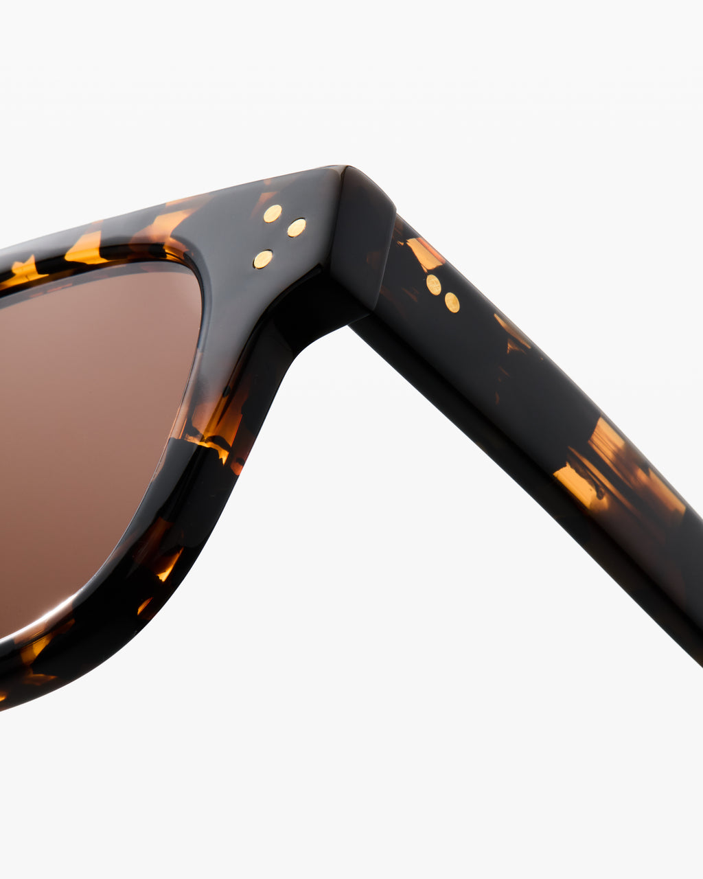 The Chase Rechteckig Herren-Sonnenbrillen in Dark Tortoise