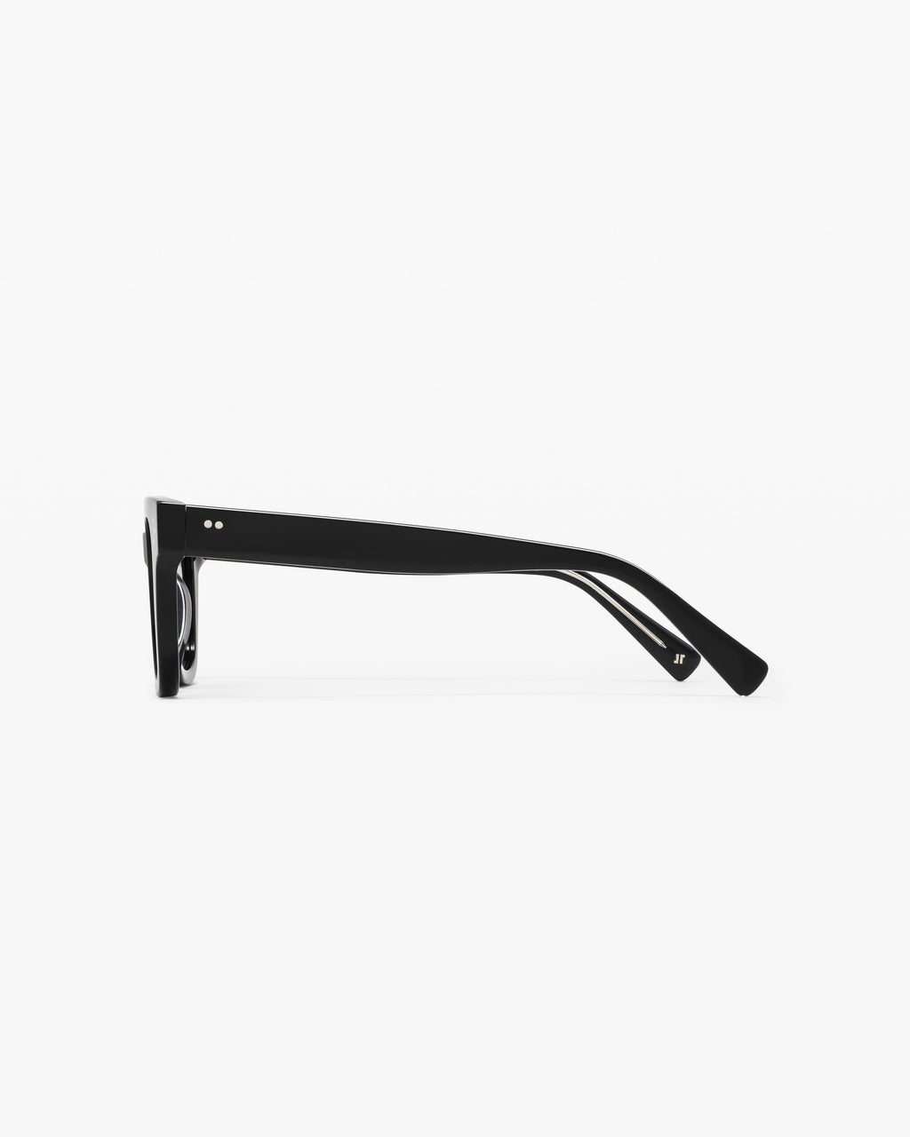La Chase JF Colors Rectangulaire Lunettes de Soleil pour homme in Noir et jaune