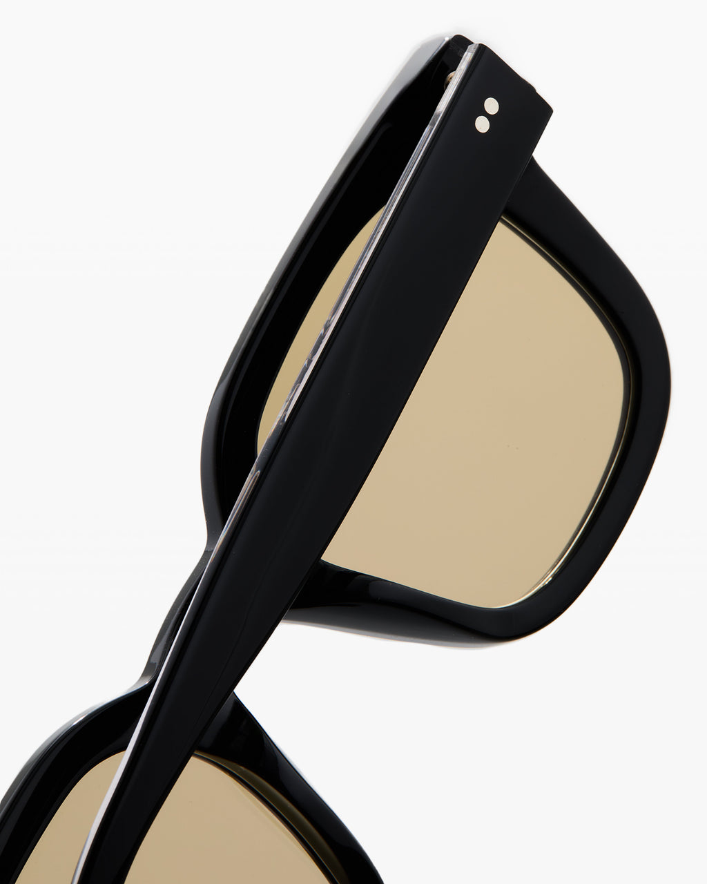La Chase JF Colors Rectangulaire Lunettes de Soleil pour homme in Noir et jaune
