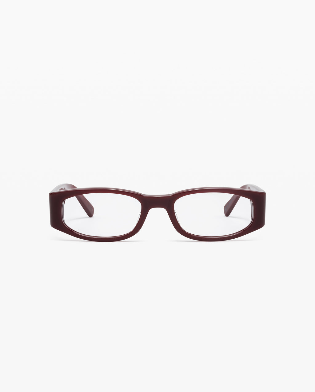The Winona Rectangular Women's Eyeglasses in Burgundy